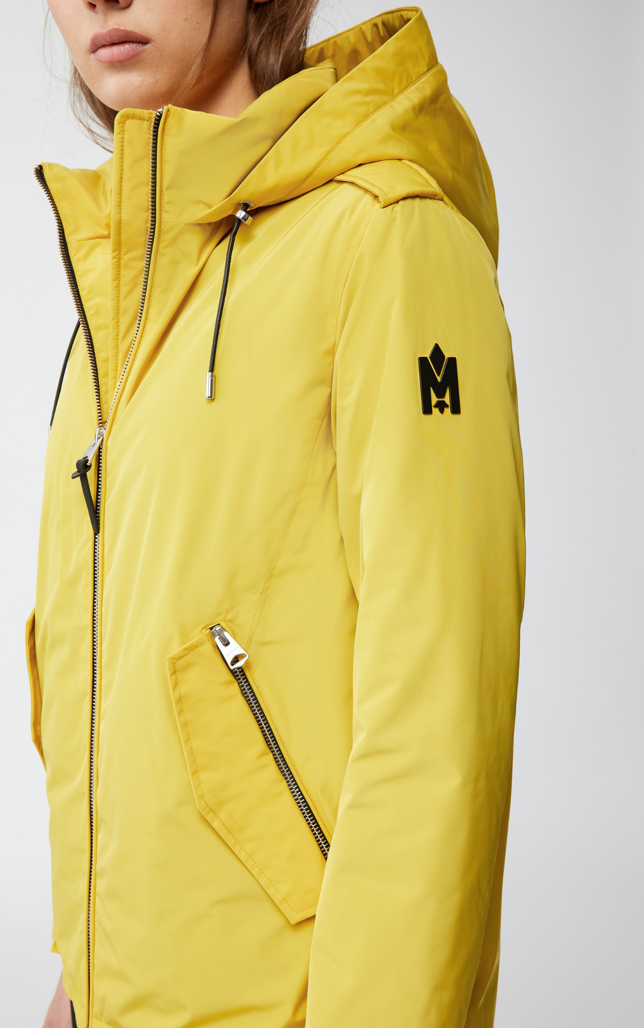 ポケット MACKAGE イエロー 0DxPq-m89071121624 AMBER でフードの