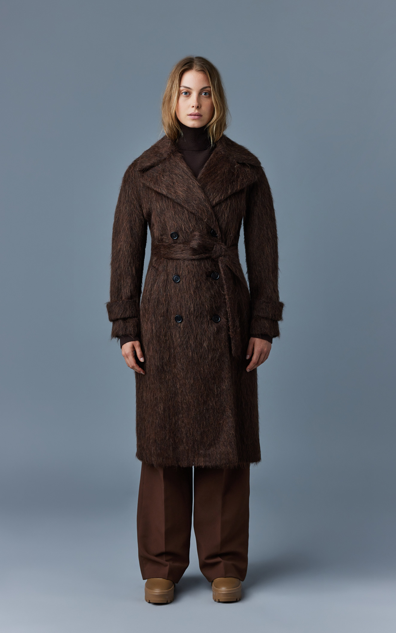 Nala ウールケープコート ポンチョ リバーコート ナラ ベージュ