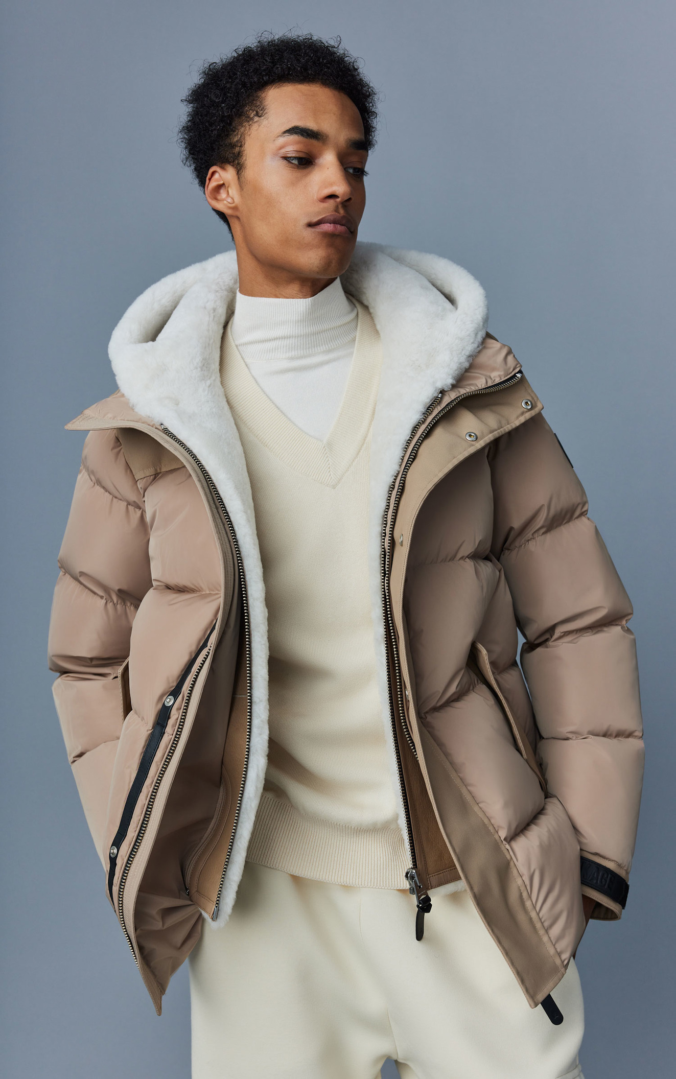 希少サイズ】MACKAGE RILEY ダウンジャケット サイズ36 大人しく キャメル